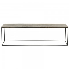 METAL CAFE TABLE LOW ANTIK GOLD 
